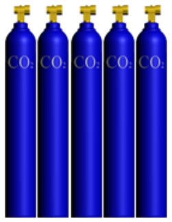 실린더 <br>소화약재 CO2  <br>동양기산