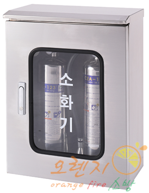 옥외소화기함  <br>1구/2구,스테인레스  <br> 신영
