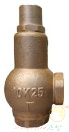 릴리프밸브   <br> 10kg-25A     <br> 황동