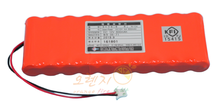 밧데리       <br>12V  600mAh       <br>배열   1 × 10